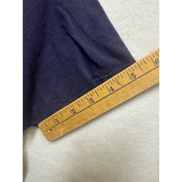 Fruit Of The Loom Navy Blue Mens Crew Neck T-Shirt Size S 100% Cotton Casual Tee - Picture 7 of 7